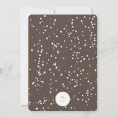 下品で醜いクリスマススウェーターのホリデーパーティー 招待状 (裏面)