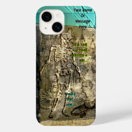 下品なスケートギャグパーソナライズされた(Skeleton Chapes) Case-Mate iPhone 14ケース