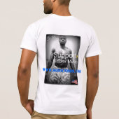 下士官はDを縞で飾ります Tシャツ (裏面)