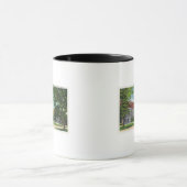 下宿舎と図書館の外観 マグカップ (中央)