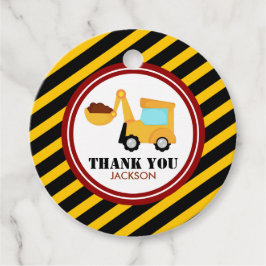 下建築誕生日ベビーシャワー フェイバータグ