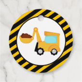 下建築誕生日ベビーシャワー フェイバータグ (裏面)