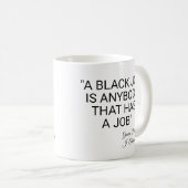 下手な仕事は誰でもできる コーヒーマグカップ (正面右)