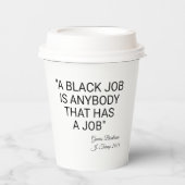 下手な仕事は誰でもできる 紙コップ (正面)