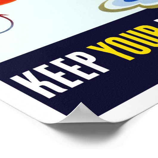 下手な真似をするな保口を閉じる – -第2次世界大戦 ポスター (角)