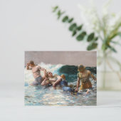 下曳船 | Winslowホーマー | ポストカード (スタンド正面)