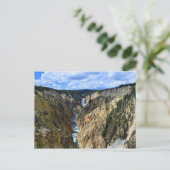 下段イエローストーン滝 ポストカード (スタンド正面)