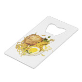 下水管の下 クレジットカード栓抜き (正面アングル)