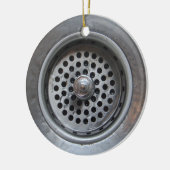 下水管の下 セラミックオーナメント (左)