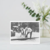 下水道へのウイスキーの注ぎ込み禁止ヴィンテージ ポストカード (スタンド正面)