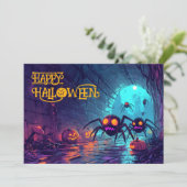 下水道スペクタキュラー ハロウィンカード 招待状 (スタンド正面)