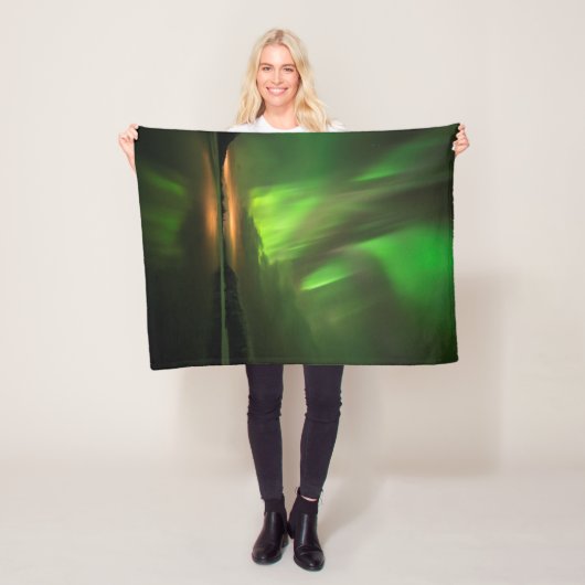 下流オーロラ フリースブランケット (インサイチュ)