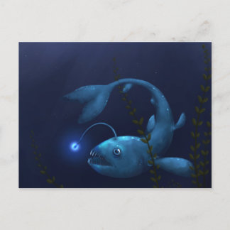 下生えのアンコウ ポストカード