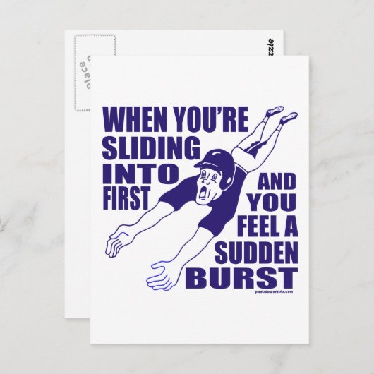 下痢 ポストカード (正面/裏面)