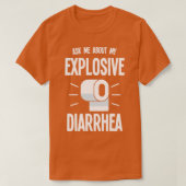 下痢 Tシャツ (デザイン正面)