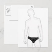 下着の男 ポストカード (正面/裏面)