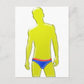下着の男 ポストカード (正面)