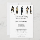 下着パーティの招待状 招待状 (正面)