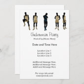 下着パーティの招待状 招待状 (正面/裏面)