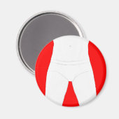 下着マグネットを着た男 マグネット (正面/裏面)