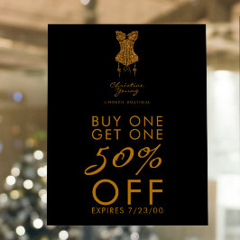 下着物店ランジェリーブティック販売提案 ポスター