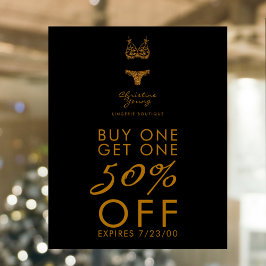 下着物店ランジェリーブティック販売提案 ポスター