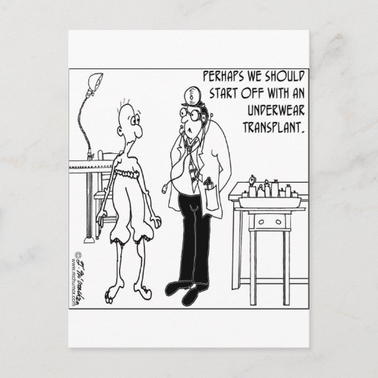 下着移植 ポストカード (正面)