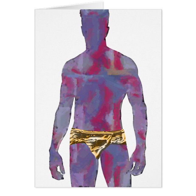 下着金ゴールドの男性 (正面)