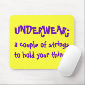 下着: 、あなたのThを握る幾つかのひも… マウスパッド (マウス)