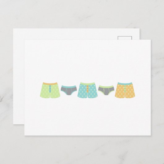 下着 ポストカード (正面/裏面)