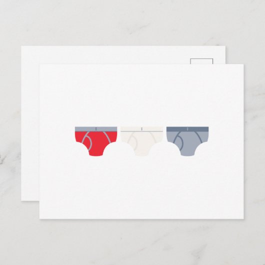 下着 ポストカード (正面/裏面)