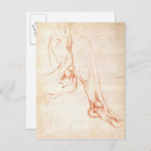 下肢の勉強と足 ポストカード (正面/裏面)