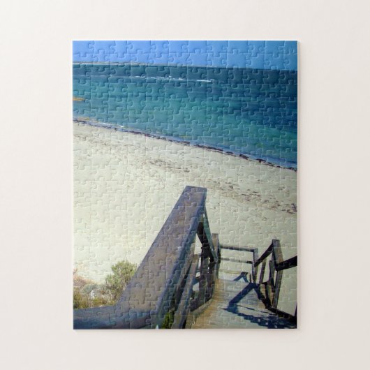 下船して海に行き ジグソーパズル (縦)