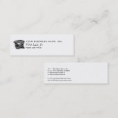 下草のタイプライターの作家 スキニー名刺 (正面/裏面)