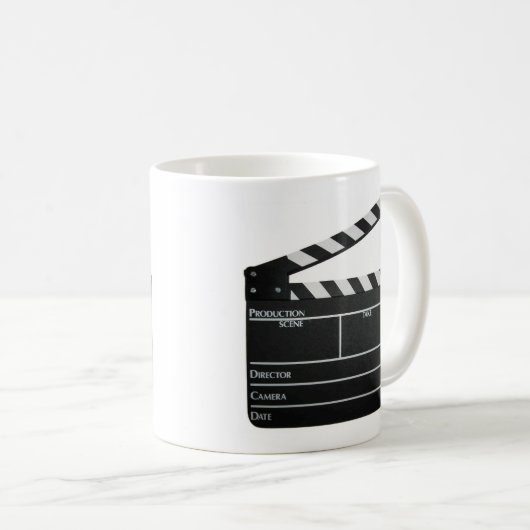 下見板のフィルム映画石板 コーヒーマグカップ (正面右)