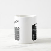 下見板のフィルム映画石板 コーヒーマグカップ (中央)