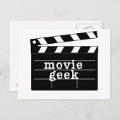 下見板を持つ映画ギーク ポストカード (正面/裏面)