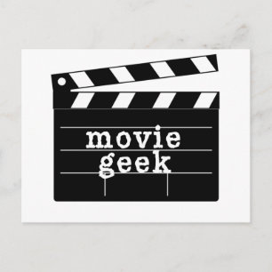下見板を持つ映画ギーク ポストカード