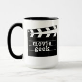 下見板を持つ映画ギーク マグカップ (左)