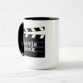 下見板を持つ映画ギーク マグカップ (正面左)