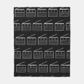 下見板媒体のフリースブランケット フリースブランケット (正面)