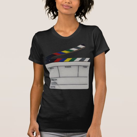 下見板映画映画製作者の石板 Tシャツ (正面)