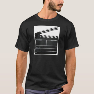 下見板映画石板のクラッパーのフィルム Tシャツ