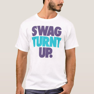 下記によってスワッグTurnt: Trenz Unltd。 白いティー(スズメバチ) Tシャツ