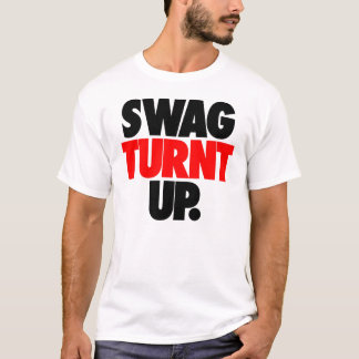 下記によってスワッグTurnt: Trenz Unltd。 白いティー Tシャツ