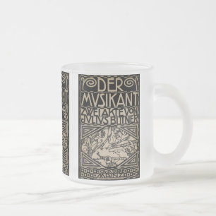 下記によってミュージシャン: Koloman Moser 1909年 フロストグラスマグカップ