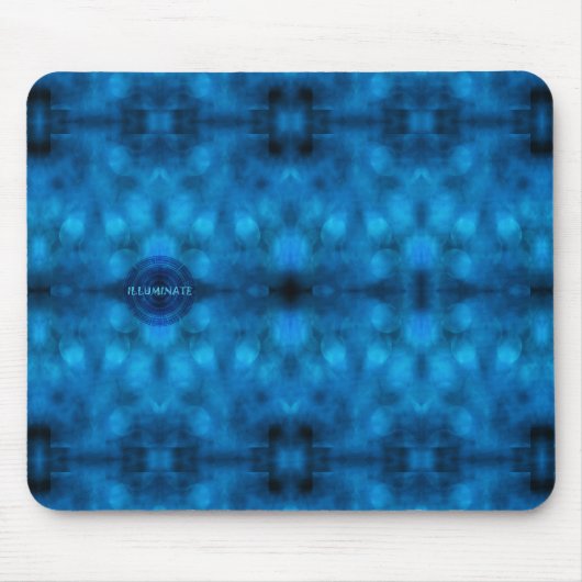 下記によって住む単語: 断言の芸術を"照らして下さい" マウスパッド (正面)