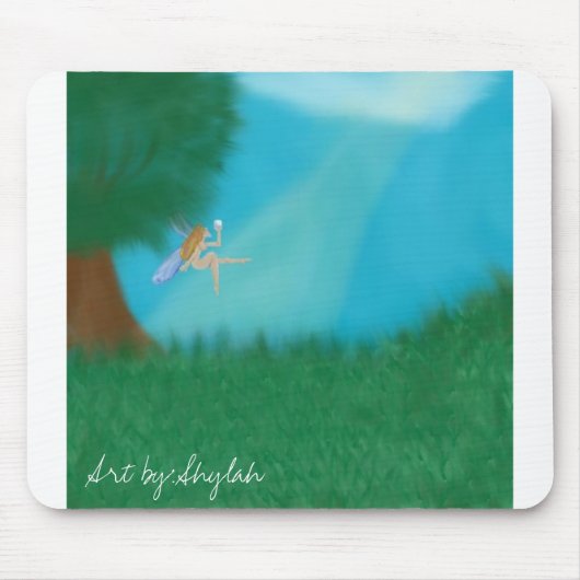下記によって妖精のマウスパッドの芸術: Shylah マウスパッド (正面)