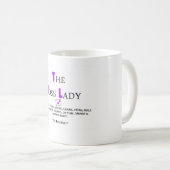 下記によって高飛車な女性: chicasunshine コーヒーマグカップ (正面右)