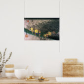 下野歌川広重1833年 ポスター (キッチン)